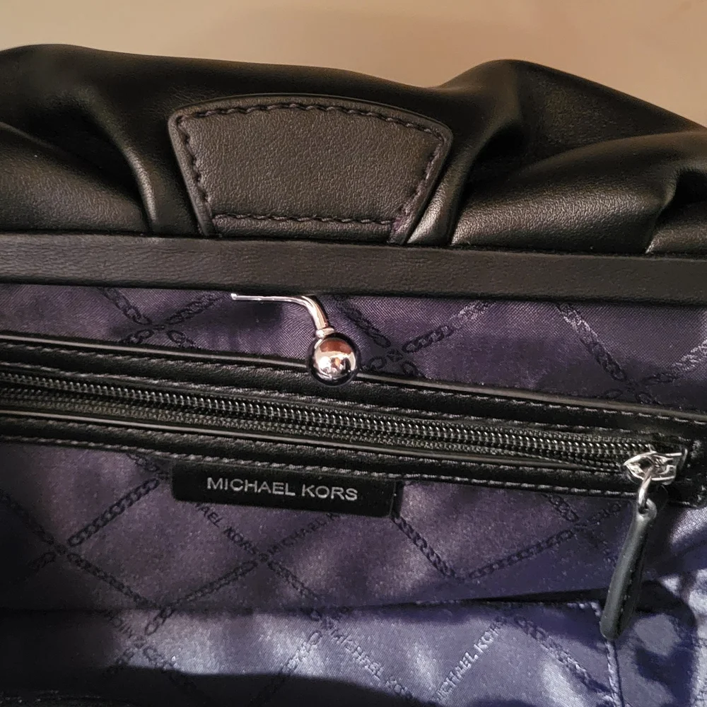 Michael Kors Nola Extra Large Metal Chain Clutch - Picture 3 of 5